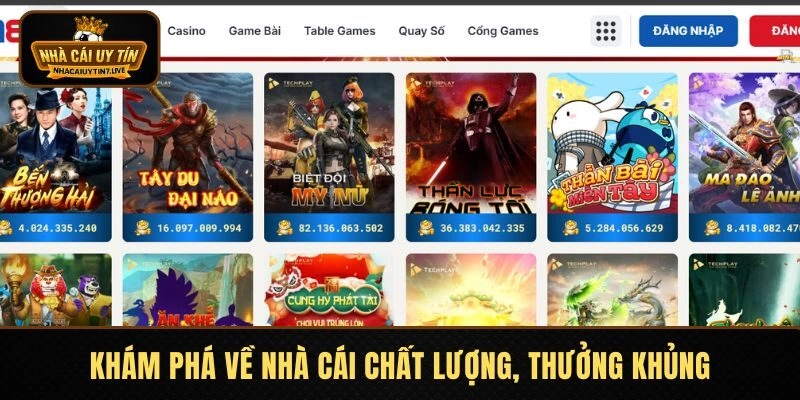 Khám phá về nhà cái chất lượng, thưởng khủng Khám phá về nhà cái chất lượng, thưởng khủng